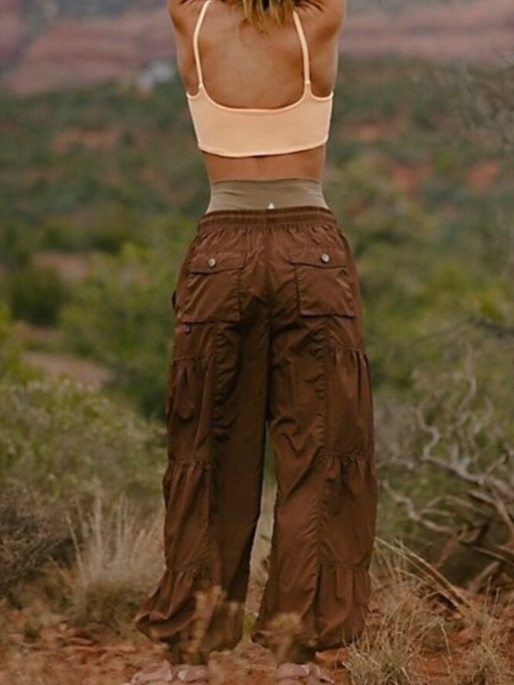 Free People Set Me free cargo joggers pants, small - Picture 3 of 7